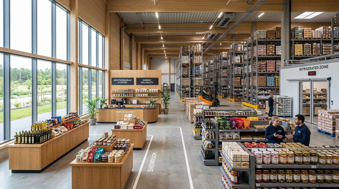 Miklagård Stockholm Food AB – distributionslager i Tumba
